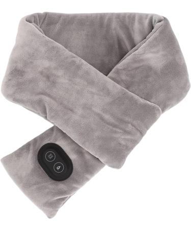 Electrically Heated Neck Scarf - Vibration Massage Double-Sided Velvet Unisex Design Relief from Neck Pain - Golden Nerz Fleece - Buy Online on GoSupps.com