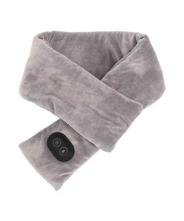 Neck heating pillow vibration massage heated neck wrap to relieve neck pain thick electrical neck warmer scarf thermal neck support for men and women winter outdoor
