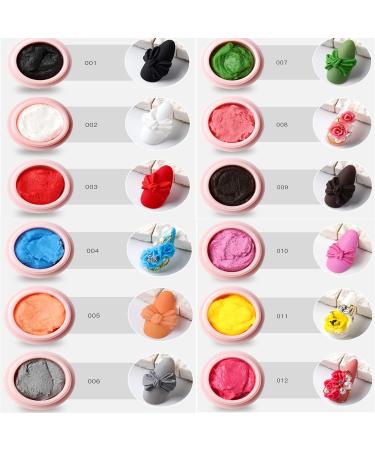 24 Colors for Choose Sculpture Nail Gel 3D Carved Plasticine UV Gel Varnish Creative DIY Nail Art Painting 3D Gel (446) - Buy Online on GoSupps.com