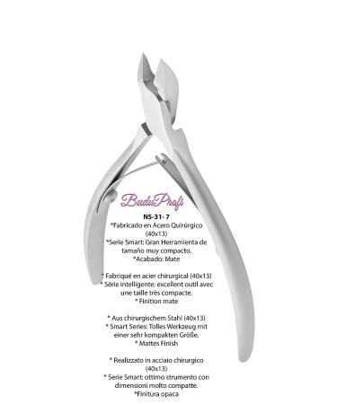 STALEKS PRO Professional Cuticle Nippers Smart 31-7mm | Made in EU | Salon-Quality Manicure Pedicure Tools for Home Use (NS-31-7) - Buy Online on GoSupps.com