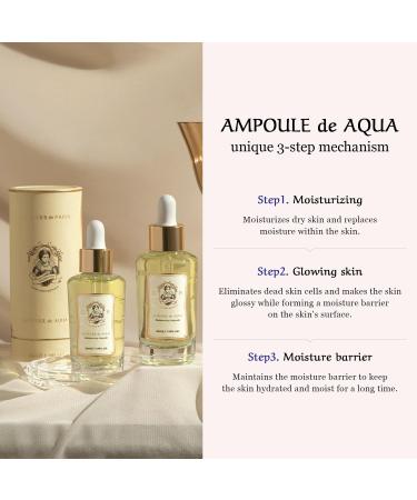 CHALLANS de PARIS Aqua Korean Facial Hydrating Serum - 1.18 fl. Oz (35ml) | All Skin Types | International Shipping Available - Buy Online on GoSupps.com