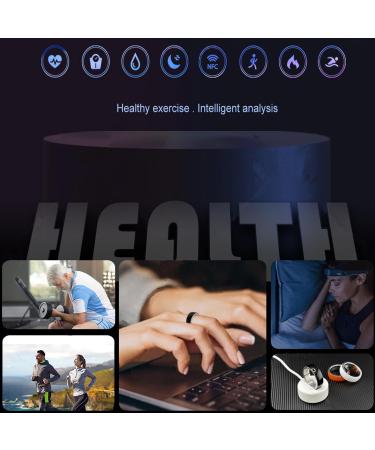 Smart Ring Health Fitness Tracker for Women & Men Continuously Records Sleep Quality Heart Rate Temperature Blood Oxygen and Pedometer Gift 12 Orange - Buy Online on GoSupps.com