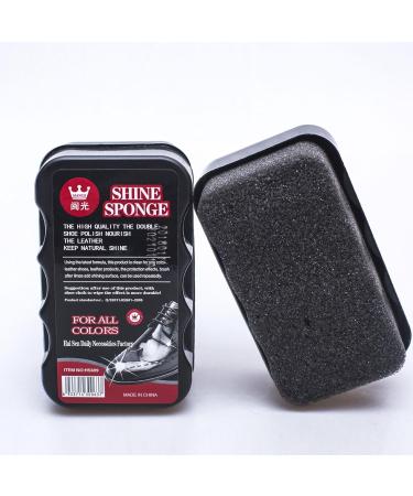 Shoe Sponge Eraser | Black Polish Sponge For Leather Care | Sneaker Sponges Shoe Polish Sponge 12pcs Large Instant Shine Sponge Leather Boot & Shoe Shine Sponge - Buy Online on GoSupps.com