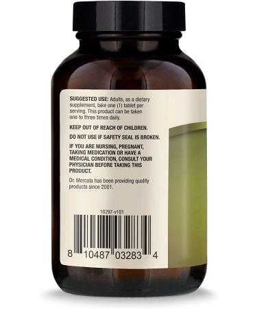 Dr. Mercola Organic Fermented Moringa - 270 Biodynamic Tablets for Natural Wellness - Buy Online on GoSupps.com