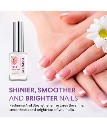 Paulinrise Nail Strengthener: Treat Weak & Damaged Nails, Promotes Growth - Top/Base Coat - Buy Online on GoSupps.com