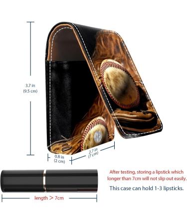 Buy Leather Lipstick Case with Mirror | Vintage Mini Lipstick Organizer - Perfect for Travel - Buy Online on GoSupps.com