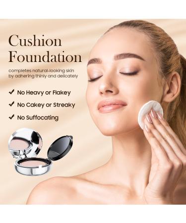 Air Cushion CC Cream Foundation | Flawless Coverage & Dewy Glow | BB Cream for All Skin Types - 3.21 oz - Buy Online on GoSupps.com