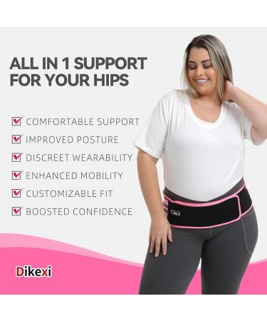 Sacroiliac SI Joint Hip Belt - Adjustable Pelvic & Lower Back Support for Sciatica Relief - XL Pink (Hip Size 52-63 - Buy Online on GoSupps.com