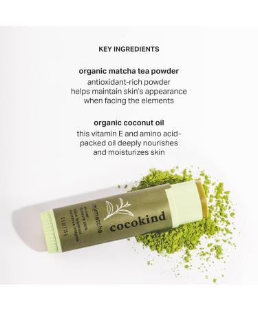 Cocokind Mymatcha All-Over Moisture Stick Lip Balm and Eye Cream for Dry Skin 0.5 Oz NEW Vegan Formula - Buy Online on GoSupps.com