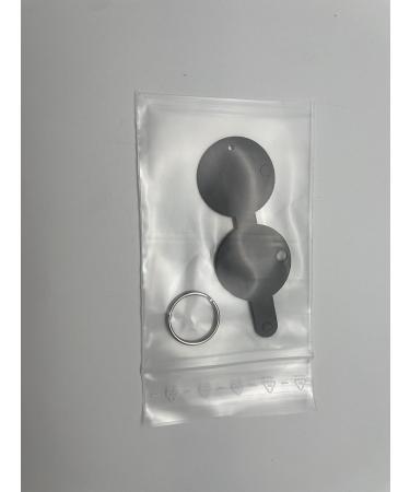 Customizable Brown Dog Pocket with Push Button Engraving - Round Pear Design | Synthetic Leather | Double-Sided Engraving | 30mm Diameter | Perfect for Pet Lovers - Buy Online on GoSupps.com