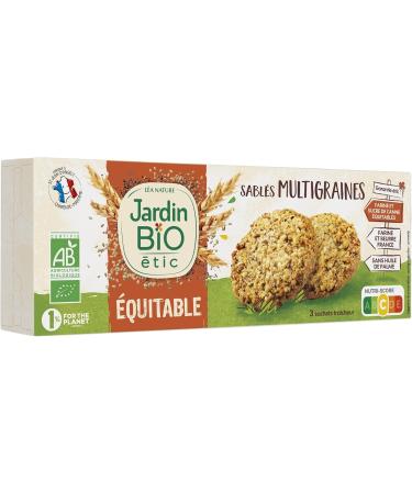 Jardin BIO tic - Multigrain shortbread - organic - Sweet - AB certified - 150g bag - Buy Online on GoSupps.com