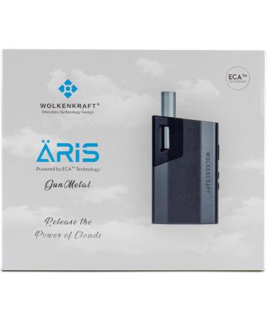 Wolkenkraft Peris Premium Vaporizer - ECA Convection Technology Easy Cleaning Glass Mouthpiece | High Quality Gun Metal | Shop Now! - Buy Online on GoSupps.com