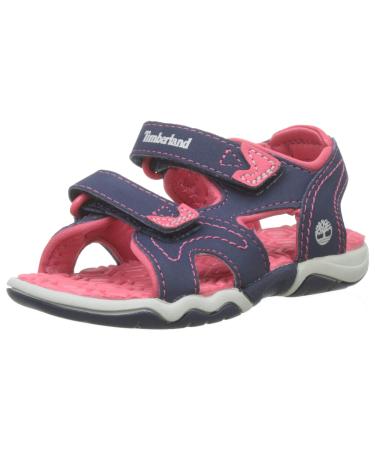 Timberland Unisex Kid's Adventure Seeker 2 Strap (Toddler) Open Toe Sandals 6.5 UK Navy Pink
