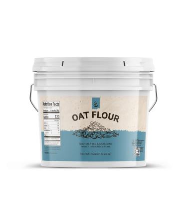 Oat Flour (1 Gallon) Gluten-Free Baking, Non-GMO, Finely Ground & Pure 128 Fl Oz (Pack of 1)