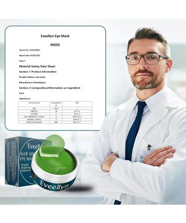 60PCS Aloe Vera & Collagen Under Eye Patches for Dark Circles, Puffiness & Wrinkles - Buy Online on GoSupps.com