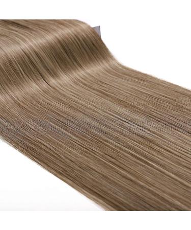 S-noilite Fashion 26 Half Full Head 5clips Clip in Hair Extensions Ash Brown mix Bleach Blonde - Long Straight Extension - 26 Inch - Buy Online on GoSupps.com