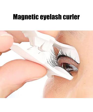 Magnetic Eyelash Curler | Eyelash Curler - Magnetic Lashes Kit | V Clip Eyelash Curler | Eyelash Styling Curler for Home Lounging Business Trip and Travel - Buy Online on GoSupps.com