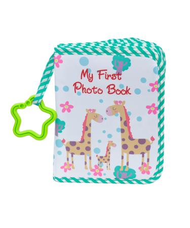 Baby Photo Album - Baby Personalised Memory Album Cute Giraffe Photo Album Record First Keepsake for Newborns Toddlers Kids Growing Journal Safe Soft Fabric Photo Album Green Koala (Green)