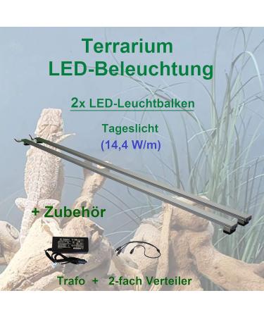 AQUARIUM PL DERHAUSEN 200 cm LED Lighting Set for Desert Reptiles & Plants - Terrarium Light Bars for Optimal Growth - Buy Online on GoSupps.com