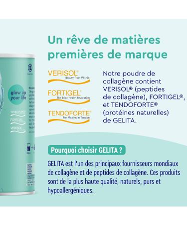 Flavorless Collagen Powder 500g With Patented Premium Ingredients 12500mg Hydrolyzed Collagen Type I Enriched With Vitamin C Zinc and Copper Supports Skin Nails & Hair* - Buy Online on GoSupps.com