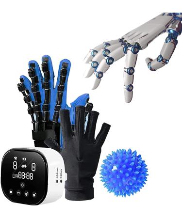 Hand Rehabilitation Robot Gloves Rehabilitation Robot Gloves Hand Rehabilitation Device For Stroke Hemiplegia Finger Exerciser & Hand Strengthener Physical Therapy ( Color : RightHand Size : S ) Small Righthand