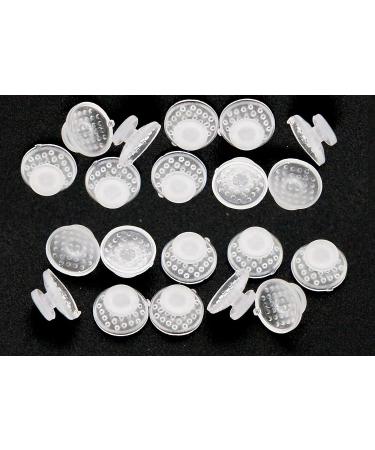 Orthodontic Composite Lingual Buttons - Pack of 10 Transparent Round Base | Dental Bondable Buttons - Buy Online on GoSupps.com
