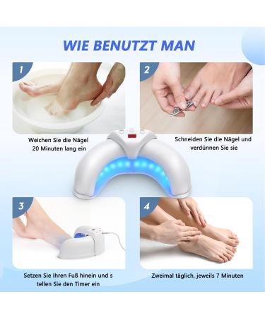 Xyhaoai Light Therapy Device for Nail Fungus Treatment | Highly Efficient Cold Laser Therapy for Healthy Nails - Buy Online on GoSupps.com