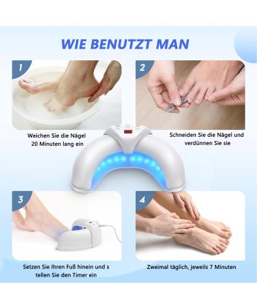 Xyhaoai Light Therapy Device for Nail Fungus - Effective Cold Laser Treatment for Toenail Health - Buy Online on GoSupps.com