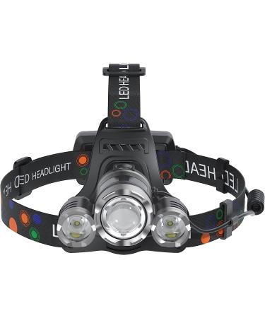 Rechargeable USB Headlamp 1200 Lumens | Super Bright Waterproof Headlight for Camping, Hunting, Running | 4 Modes Lightweight Head Lamp for Adults & Kids - Buy Online on GoSupps.com