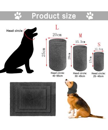 Dog Snood Ear Protection Hoodie | Noise Protection & Neck Warmer for Dogs & Cats - Buy Online on GoSupps.com