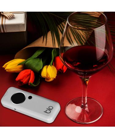 BLO Alcohol Breathalyzer with Digital LCD Screen | Portable Breath Tester for Fast & Accurate BAC Results | Includes 10 Disposable Mouthpieces and Carry Bag - Buy Online on GoSupps.com