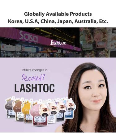 Ing Lashtoc Pre-Glued Natural Look Eyelashes - Long-Lasting & Reusable 3 Pair Pack | Made in Korea - Buy Online on GoSupps.com