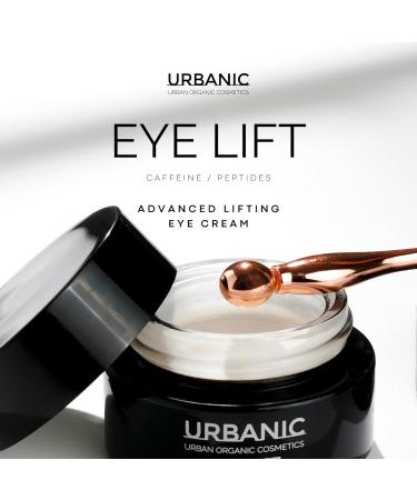  URBANIC URBANIC Eye Contour Cream with Caffeine and Centella Asiatica Eye Lift Eye Contour Cream for Dark Circles and Puffiness 15 ml Anti-Wrinkle Brightening Eye Contour Cream SLS SLES and PEG Free - Buy Online on GoSupps.com