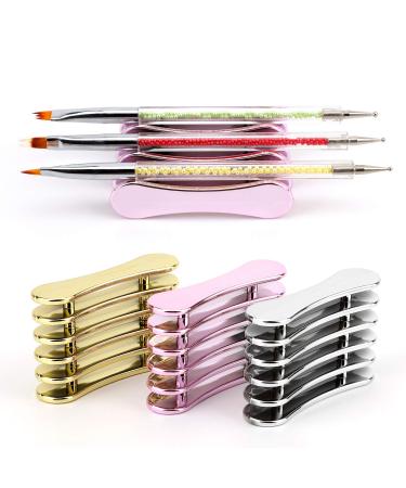 MWOOT 3STK Nail Brush Holder Stand - Manicure & Nail Art Accessories for Perfect Brush Management - Buy Online on GoSupps.com