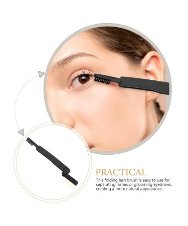 NOLITOY Folding Eyelash Comb & Brow Brush - Dual Sided Lash Separator for Women | Perfect Lash Mascara Applicator - International Shipping Available - Buy Online on GoSupps.com