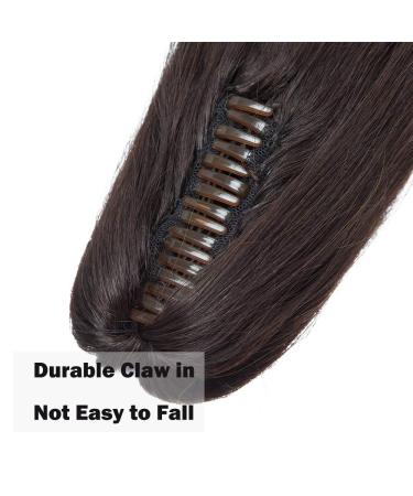 Real Hair Ponytail Extension - 100% Remy Clip-In Braid Natural Black #1B | 16 (40cm) Sego Hair Extensions for Effortless Style - Buy Online on GoSupps.com