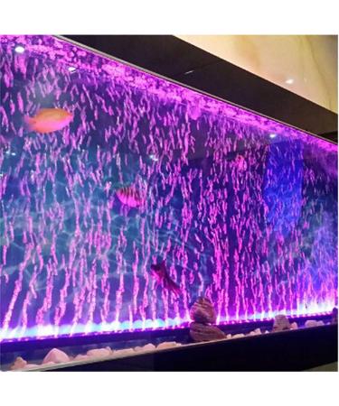 HCDMRE LED Air Bubble Light Aquarium Light Underwater Submersible Fish Tank Light Color Changing Making Oxygen Aquarium Tools,Us Plug,46cm/18.1" 46 cm/18.1 in