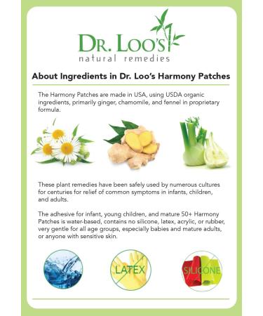 Dr. Loo's Natural Infant Patches for Cough and Congestion | 2 weeks-12 Months | 6 Patches - Buy Online on GoSupps.com