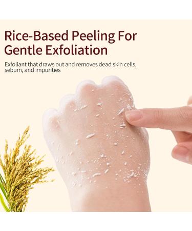YAFUSIPE Peel Shot Glow Rice Ampoule White Rice Exfoliant Body Scrub Blackhead Remover for Face and Nose Pore Cleaner Chemical Peel Dead Skin Remover Feet Facial Skin Care for Even Skin Tone 60ml - Buy Online on GoSupps.com