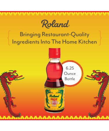 Roland Foods Hot Chili Infused Oil - Imported Specialty Food - Red 6.2 oz - Buy Online on GoSupps.com