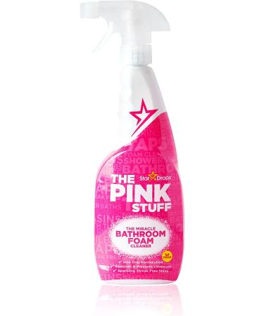 Stardrops The Pink Stuff Miracle Bathroom Foam Cleaner 750ml - 25.36 Fl Oz - Buy Online on GoSupps.com