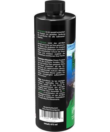 Microbe-Lift pH Decrease 473ml - Fast & Safe Freshwater Aquarium pH Reduction with Electrolytes - Black 16oz - Buy Online on GoSupps.com