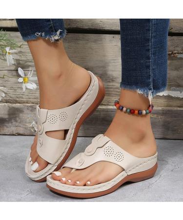 Bunion Corrector Sandals for Women - Comfortable Bunion Splints for Pain Relief - Hallux Valgus Foot Correction - Size 8.5 White - Buy Online on GoSupps.com