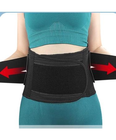 Lower Back Brace - Adjustable Lumbar Support for Pain Relief | Breathable Support Belt for Men & Women - Ideal for Home & Work - Buy Online on GoSupps.com