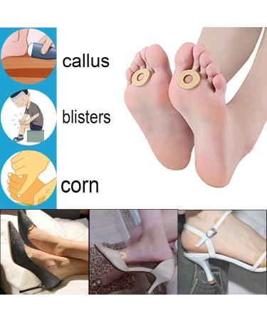 Felt Callus Pads & Foam Cushions Set - 6 Felt Pads & 45 Foam Toe Pads for Pain Relief & Protection | Comfortable Corn Cushions - International Shipping - Buy Online on GoSupps.com