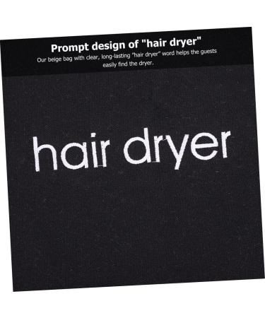 DOITOOL Curly Hair Wig 4pcs Hair Dryer Storage Bag Storage Bags Hotel Hair Dryer Bag Canvas Travel Hair Dryer Bag Carry Bag - Buy Online on GoSupps.com