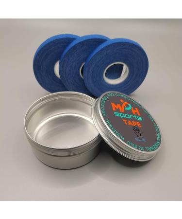 Athletic Finger Tape - 3 Rolls (0.39 inch/32 feet) | Latex-Free Medical Tape for Judo Jiu Jitsu Weight Lifting Volleyball Rock Climbing Baseball | Portable Deep Blue Tin - Buy Online on GoSupps.com