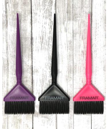FRAMAR Big Daddy Brush Set - 3 Brushes, 40g, Purple | 1 Count - Buy Online on GoSupps.com