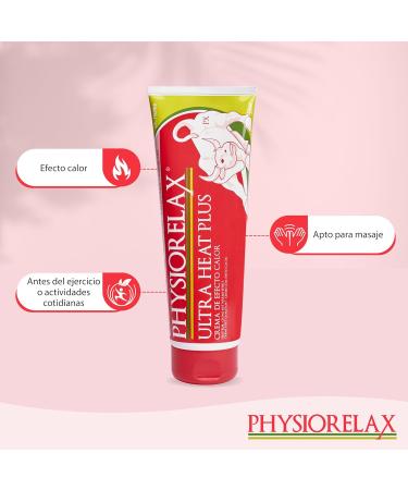Physiorelax Ultra Heat Cream - 250 ml for Muscle and Ligament Relief | Fast-Acting Pain Relief | International Shipping - Buy Online on GoSupps.com