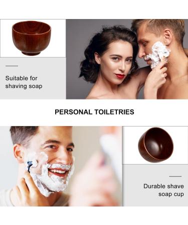 Patkaw Wood-Shaving Bowl for Men | Perfect for Wet Shaving & Razor Cream Soap | Durable & Easy Foaming - Buy Online on GoSupps.com